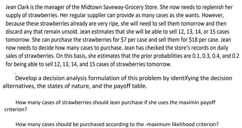 Jean Clark is the manager of the Midtown