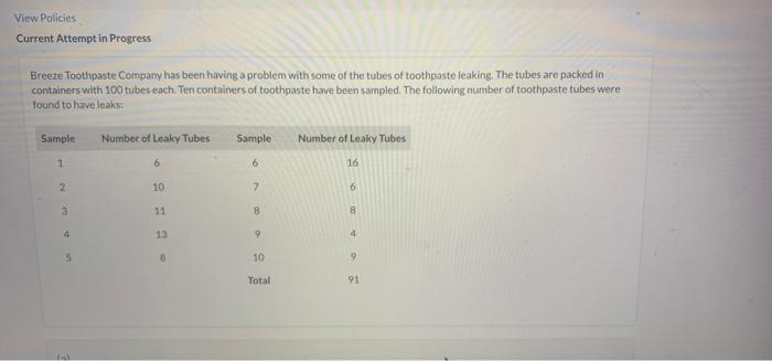 View Policies Current Attempt in Progress Breeze