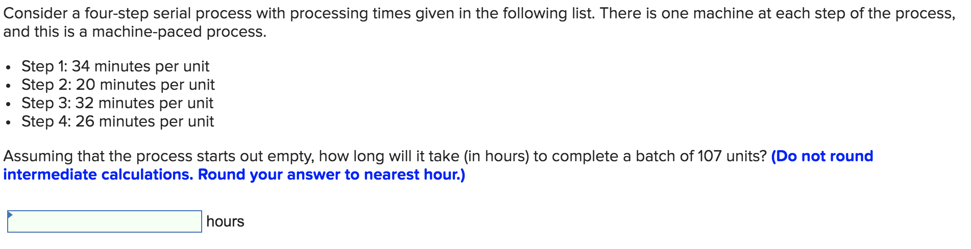 I am struggling please help Consider a four-step