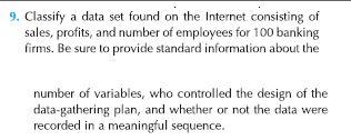 9. Classify a data set found on the Internet