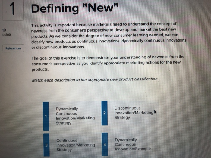 1 Defining "New" points This activity is