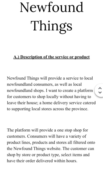 i need a script made for this business proposal