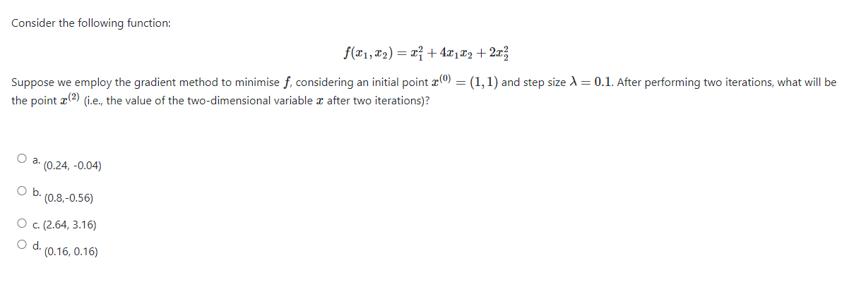 Consider the following function: f(11,82) = x +