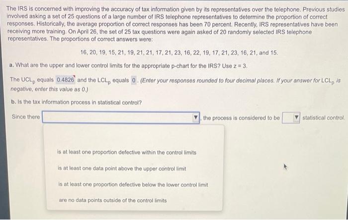The IRS is concerned with improving the accuracy