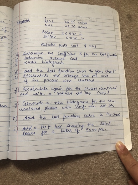 you are the duality Control Manager for a lithium