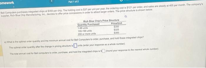 Bel Computers purchases integrated chips at $350