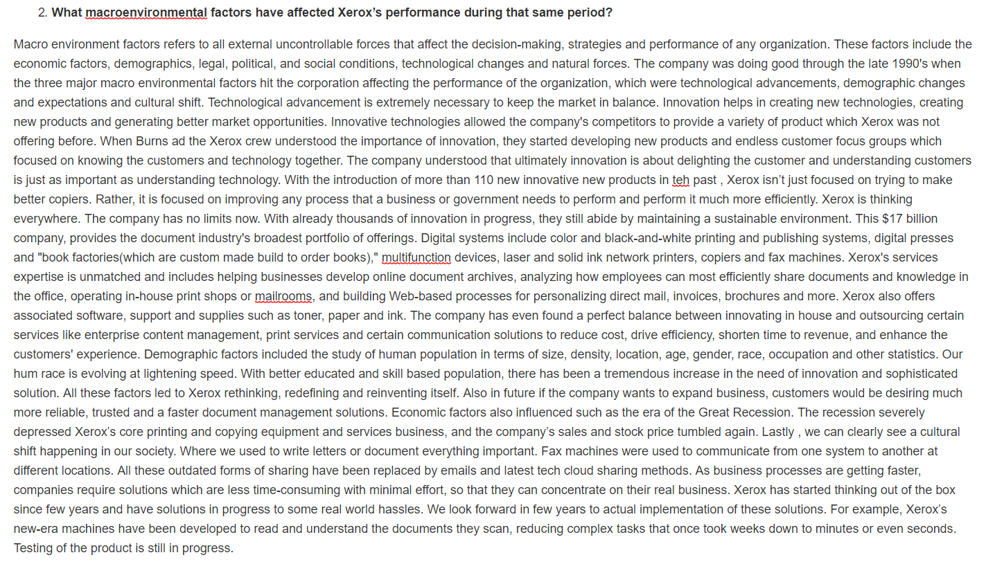 Summarize the answer for all 5 questions between