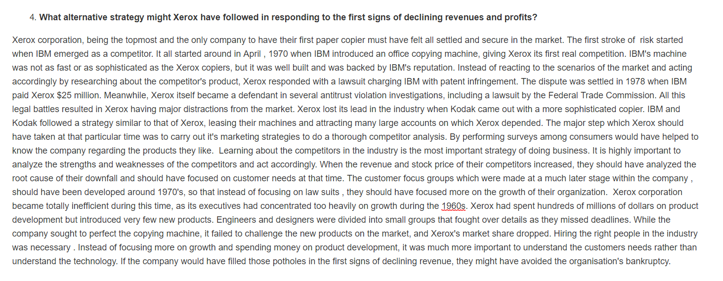 Summarize the answer for all 5 questions between