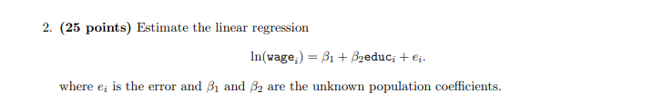 Please answer the questions. Using R . The data