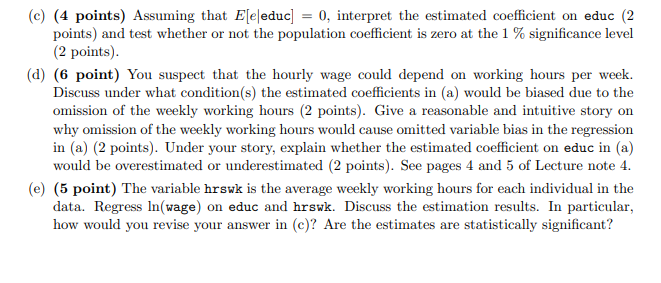 Please answer the questions. Using R . The data