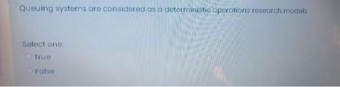 operations research 2 please answer showing the