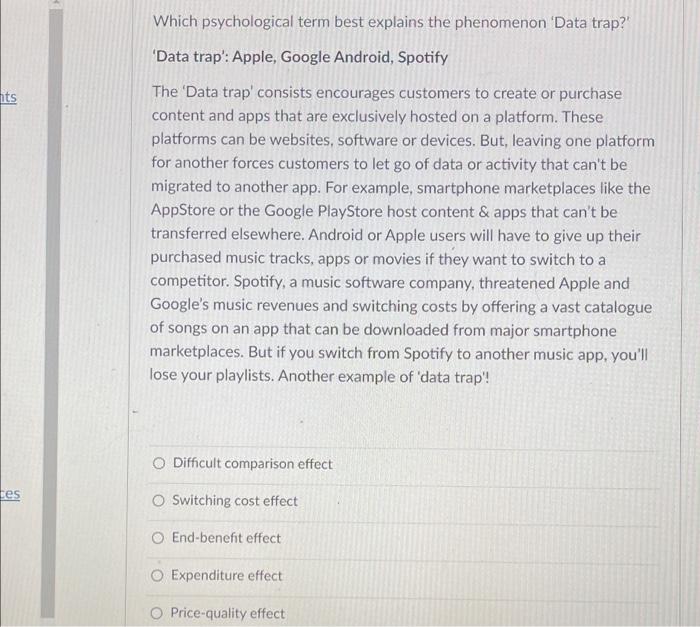 nts Which psychological term best explains the