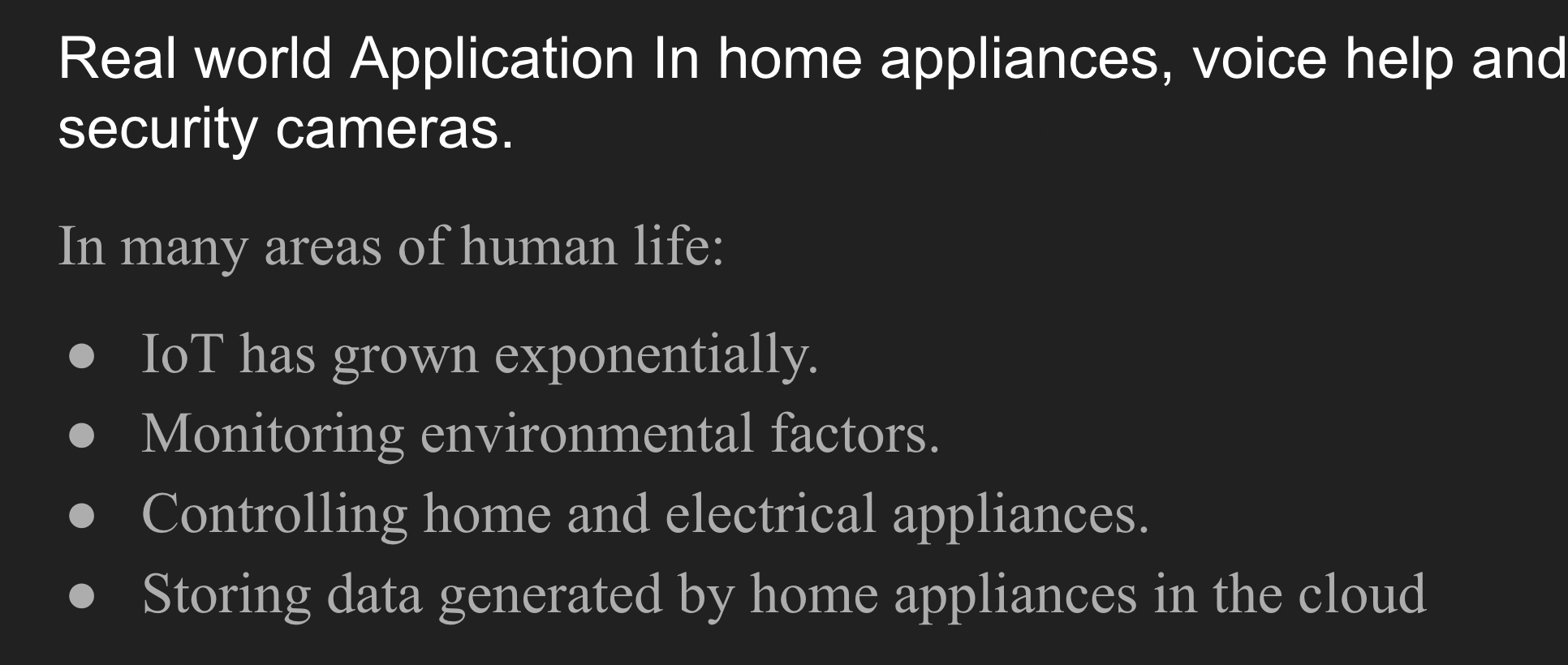 Can you give me a brief explanation of each