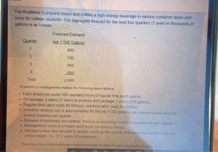 The Academic Company mixes and bottles a