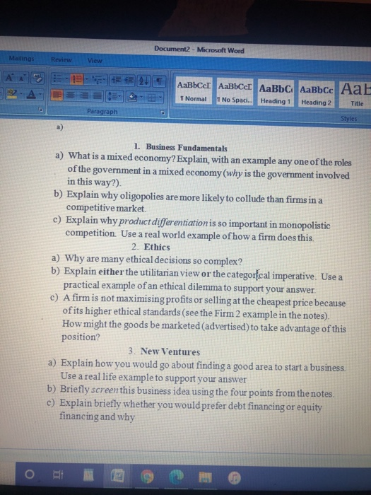 1000 words Document2 - Microsoft Word Mailings