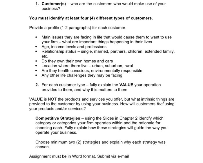 the four customer choosed are price based