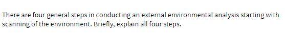 There are four general steps in conducting an