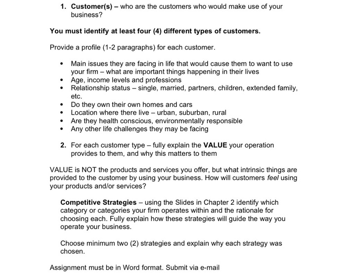 the four customer choosed are price based