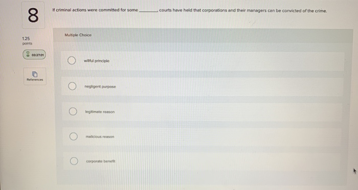 M criminal actions were committed for some courts