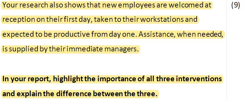 highlight the importance of all three