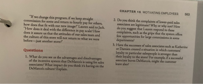 Lauren's Balancing Act DeMarco's Department Store