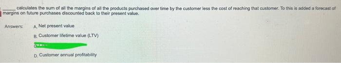 When selecting a target market among various