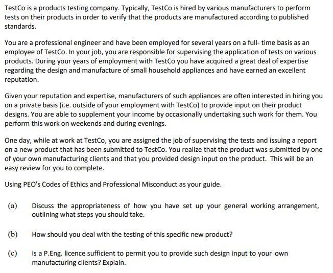 Using the code of ethics and misconduct to answer