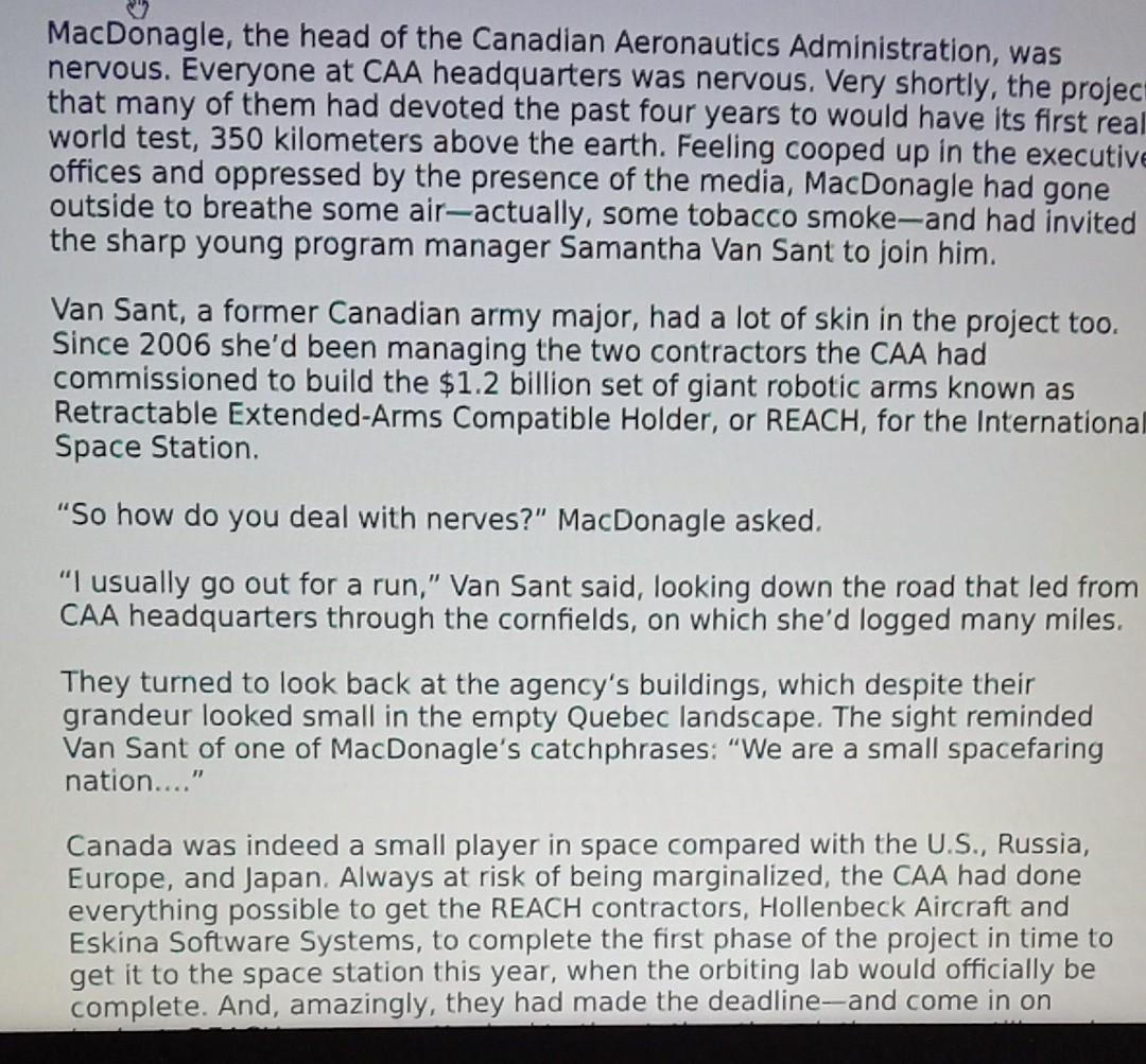 HBR case study: A Rush to Failure questions The