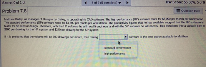 if it is projected that the volume will be 100