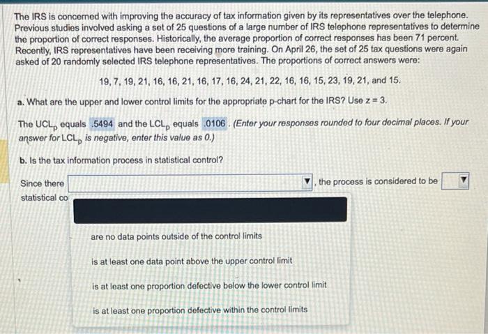 The IRS is concerned with improving the accuracy