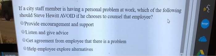 If a city staff member is having a personal