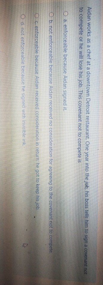 Captain Kirk contracts to sell his space ship,