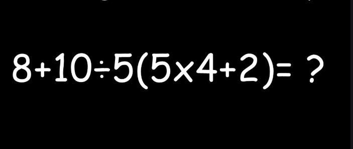 8+10=5(5x4+2)=