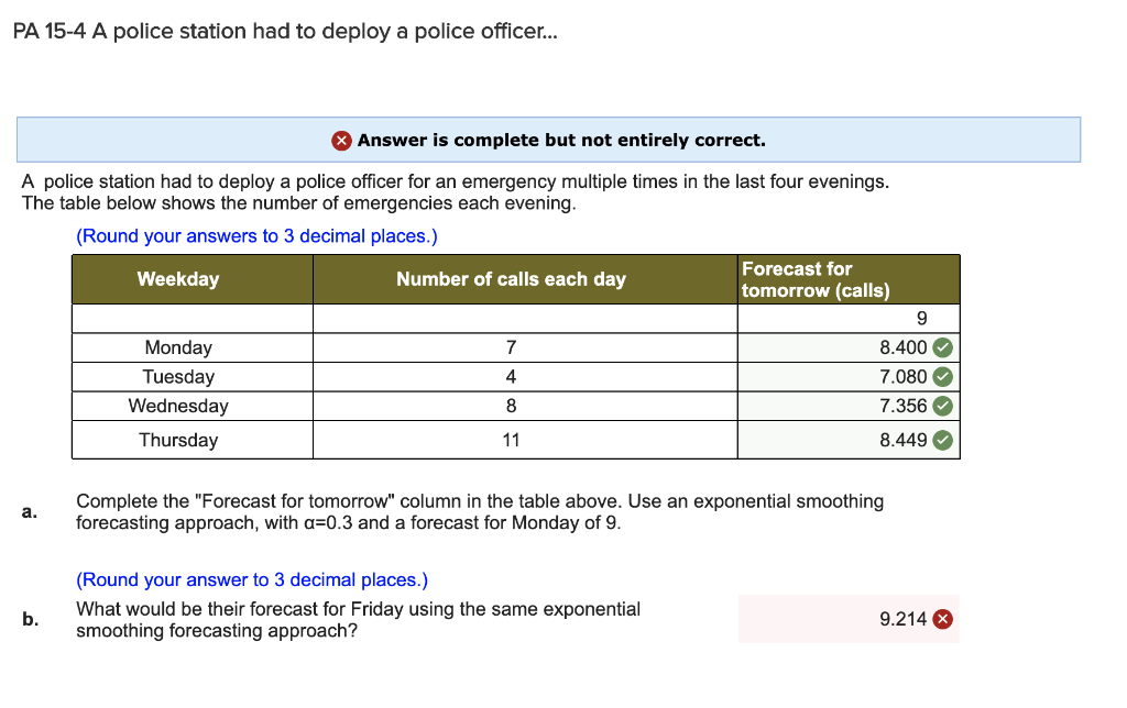 I need help with part B please PA 15-4 A police