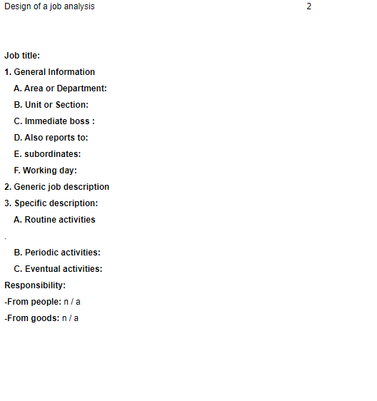 example pd. job location (diagram or organization