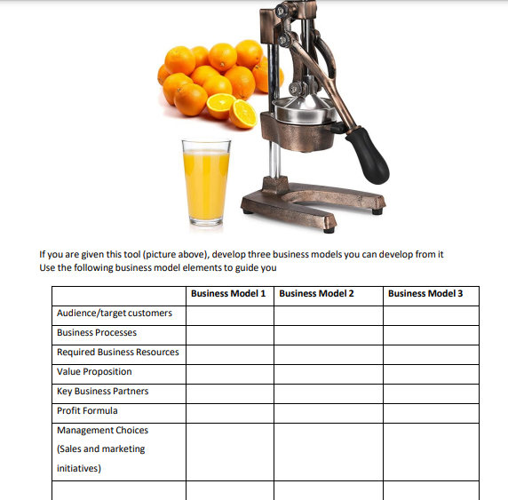 If you are given this tool (picture above),