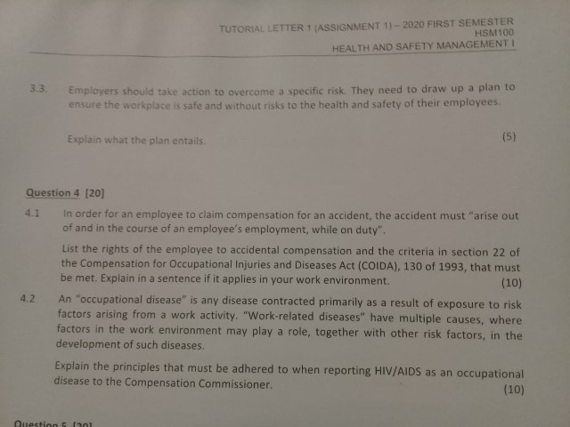 please assist.Q4 TUTORIAL LETTER 1 (ASSIGNMENT 1)