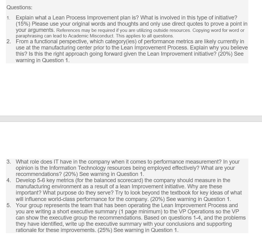 Please solve question 4 Case Study: Performance