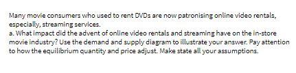Many movie consumers who used to rent DVDs are
