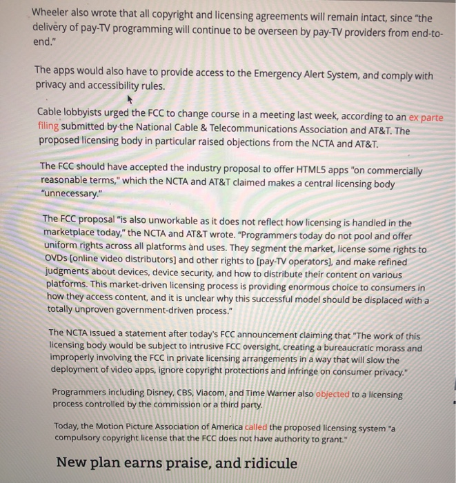 after reading article what the impact will this