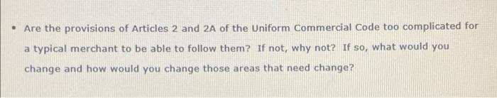 Are the provisions of Articles 2 and 2A of the
