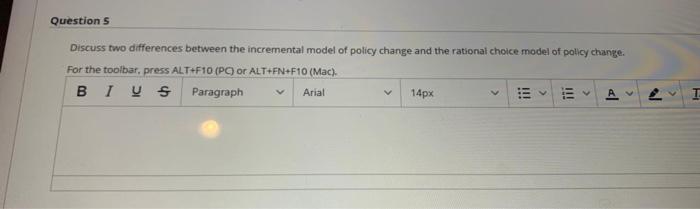 Questions Discuss two differences between the
