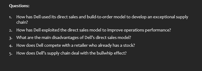 Read the case and answer the questions given at