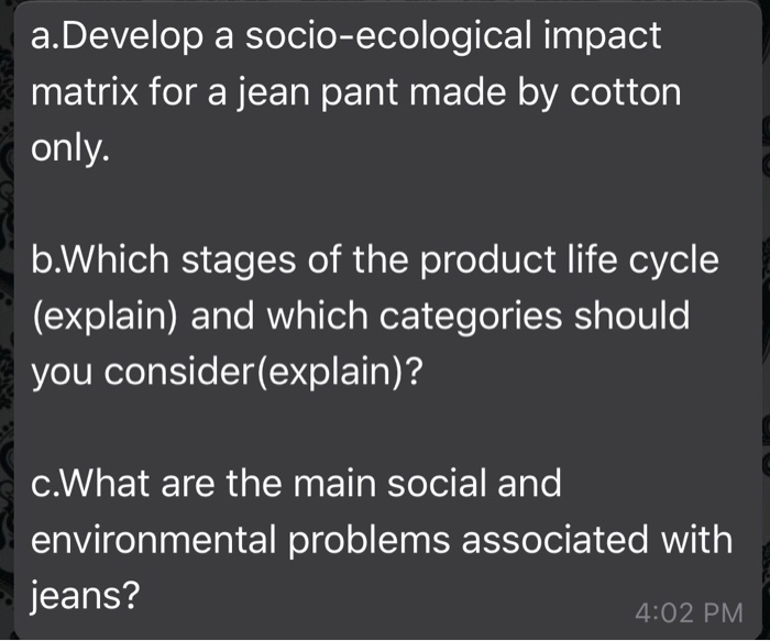 Green Marketing a.Develop a socio-ecological