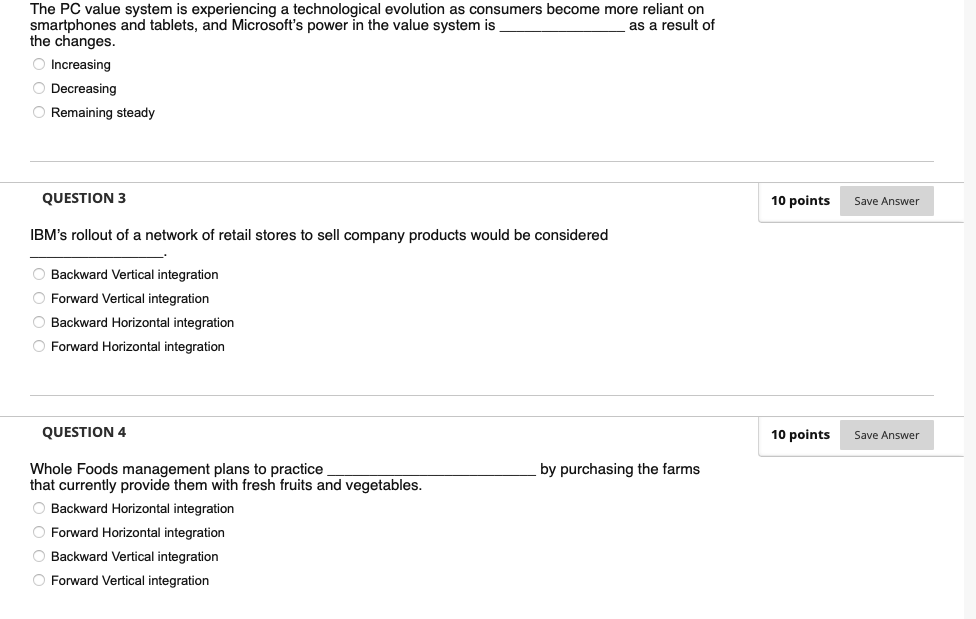 The PC value system is experiencing a