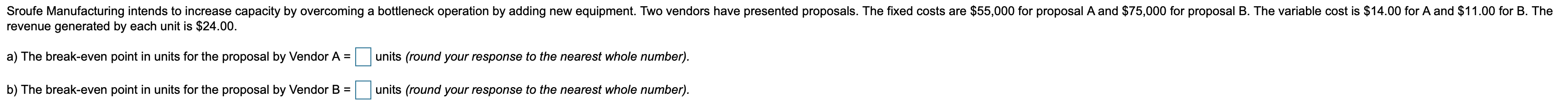 Sroufe Manufacturing intends to increase capacity