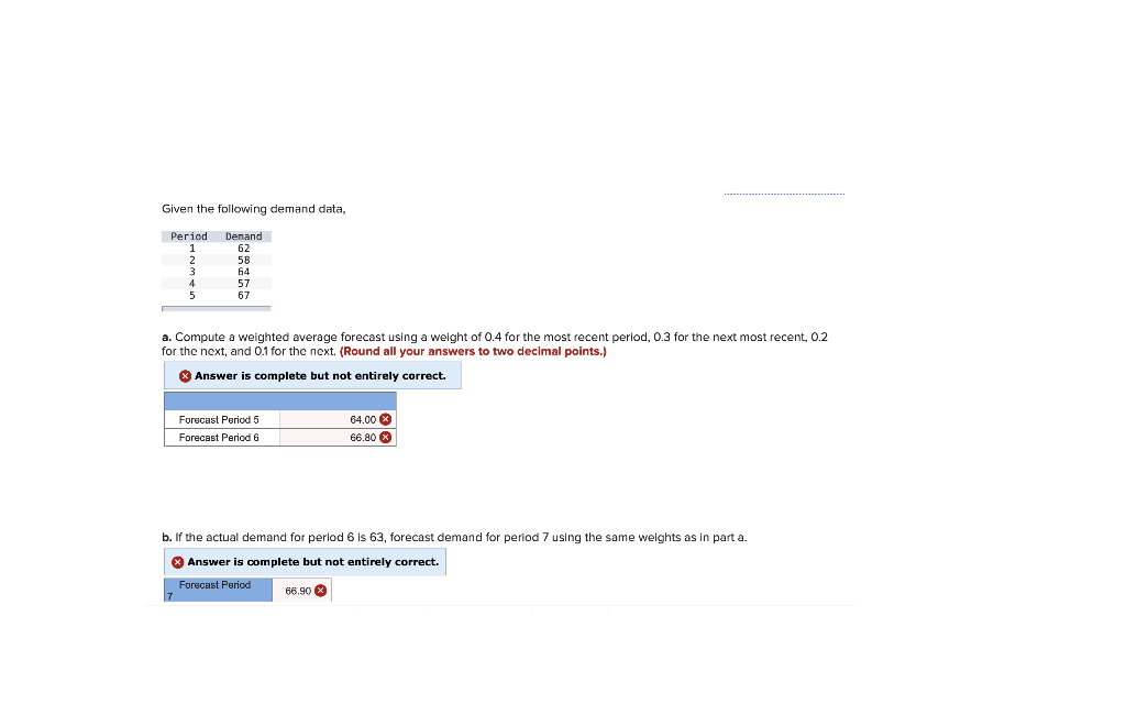 Help with correct answers... Given the following