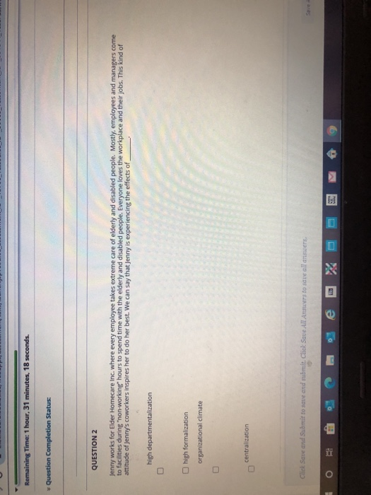 Remaining Time: 1 hour, 31 minutes, 18 seconds.