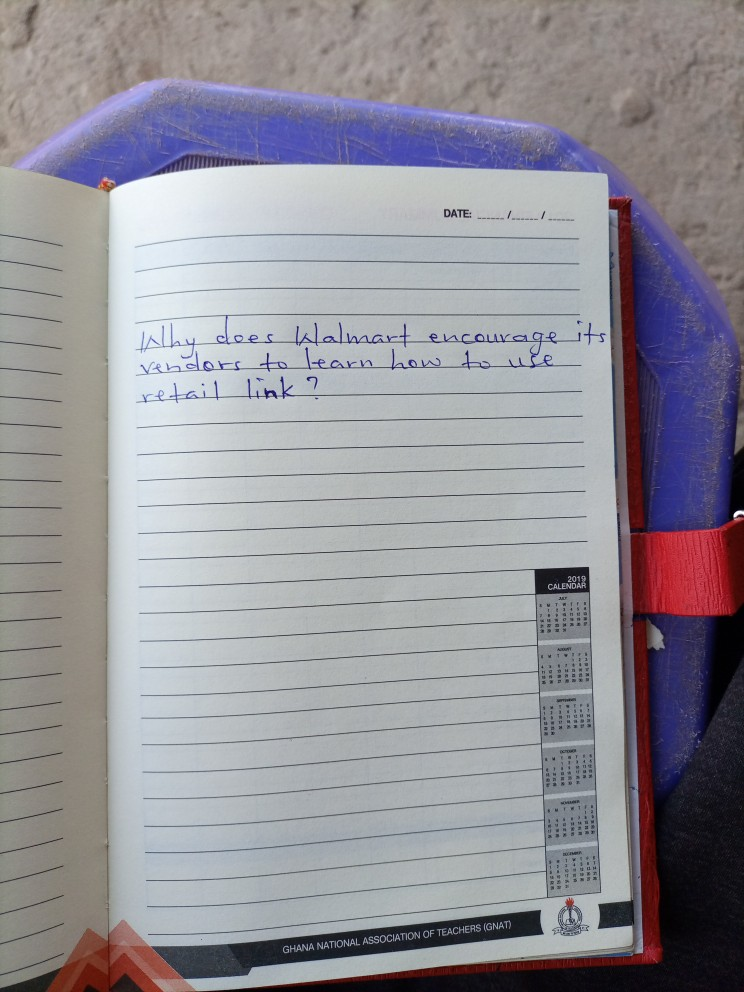 DATE: 7. does Walmart encour ourage its talhy