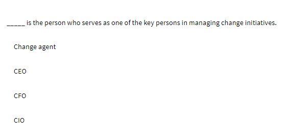 is the person who serves as one of the key